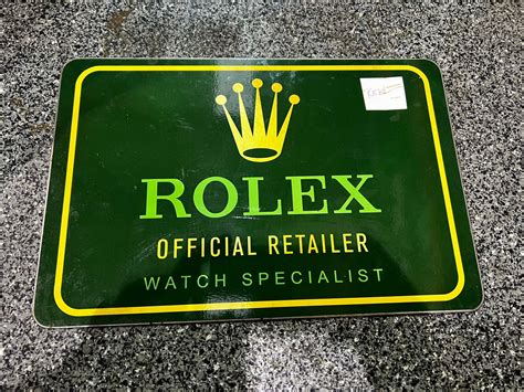 Rolex Sign for sale 